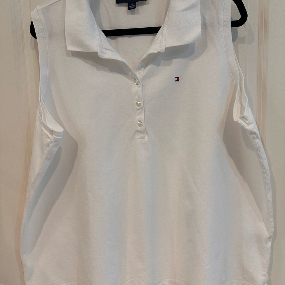 Tommy Hilfiger Sleeveless Polo Shirt - Picture 3 of 5